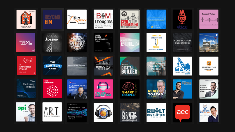 Top 40 Podcasts with innovative ideas for BIM Managers